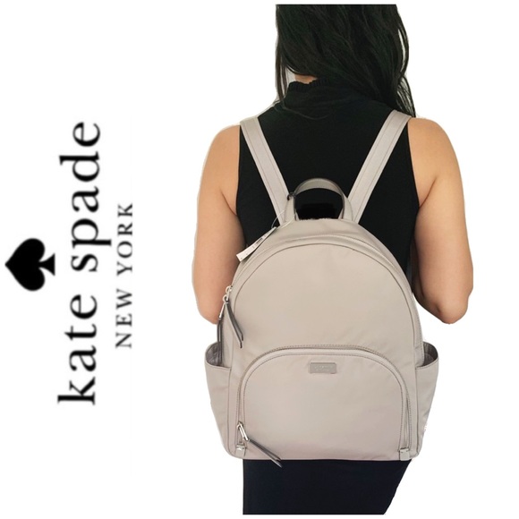 kate spade Bags Nwt Kate Spade Large Backpack W Laptop Slot Taupe